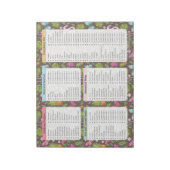 Bloc-note Pretty Grocery List Notepads, Grocery Notepads (Tourné)
