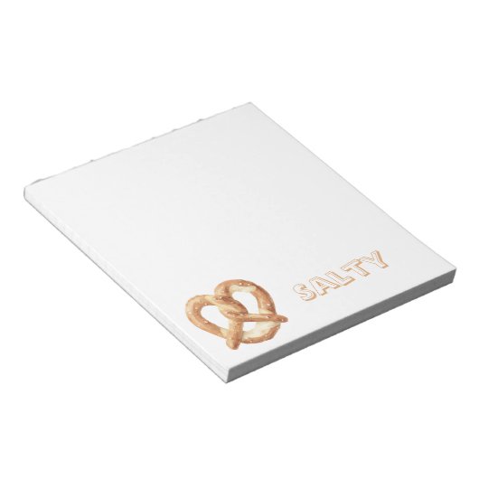 Bloc-note Pretzel salé   (Incliné)