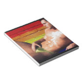 Bloc-note PRIDE Rooftop Hunk - peinture originale (Incliné)
