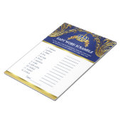 Bloc-note Prince Baby shower Word Scramble Games (Incliné)