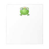 Bloc-note Prince des grenouilles. Heureuse Grenouille. (Devant)