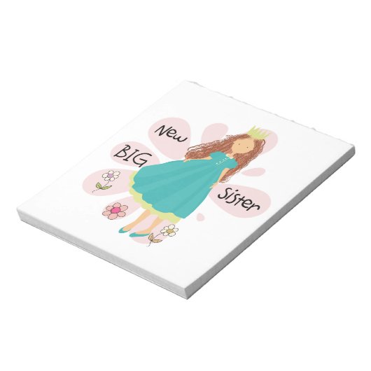 Bloc-note Princesse Big Soeur Cheveux Brown (Tourné)