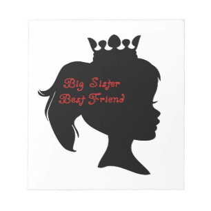 Bloc-note Princesse Big Soeur Meilleur Ami