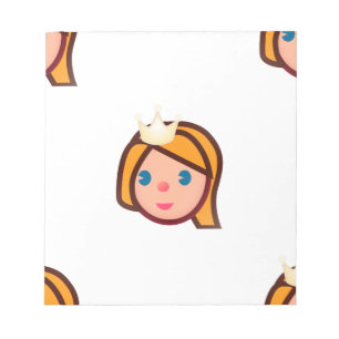 Bloc-note princesse emoji
