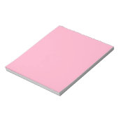 Bloc-note Princesse Rose Girl Pastel rose uniquement couleur (Tourné)