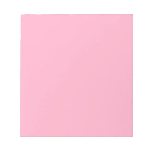 Bloc-note Princesse Rose Girl Pastel rose uniquement couleur (Devant)