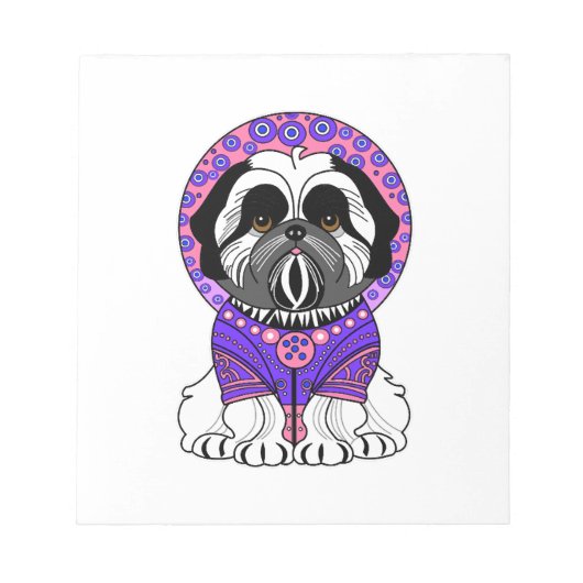 Bloc-note Princesse Shih Tzu (Devant)