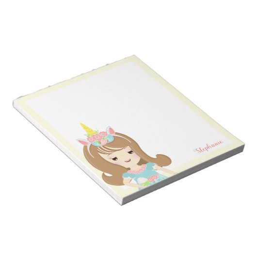 Bloc-note Princesse Unicorn (Incliné)