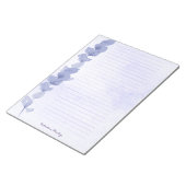 Bloc-note Printable Lavender Lined Paper – Personalized (Incliné)