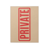Bloc-note privé (Tourné)