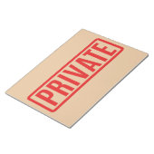 Bloc-note privé (Incliné)