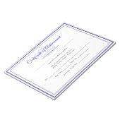 Bloc-note Prix America Pageant de la Couronne de la réussite (Incliné)