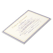 Bloc-note Prix America Pageant de la Couronne de la réussite (Incliné)