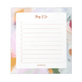 Bloc-note Professeur Appréciation École Personnalisée (Devant)