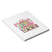 Bloc-note Professeur Cadeaux | Enseignant en mathématiques d (Incliné)