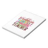 Bloc-note Professeur Cadeaux | Enseignant en mathématiques d (Tourné)