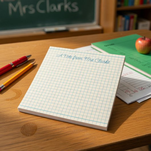 Bloc-note Professeur de Grille Personnalisée