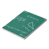 Bloc-note professeur de mathématiques algebra geek (Tourné)