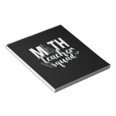 Bloc-note Professeur de mathématiques Équipe d'enseignants d (Incliné)