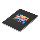 Bloc-note Professeur De Maths Je Suis Enseignant En Maths (Tourné)