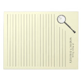 Bloc-note Professeur de musique de Banjo (Devant)