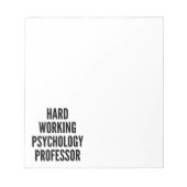 Bloc-note Professeur de psychologie au travail difficile (Devant)