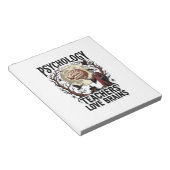 Bloc-note Professeur de psychologie Halloween Brain Lover Go (Incliné)