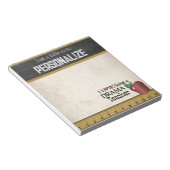 Bloc-note Professeur de Théâtre | Style Vintage (Incliné)