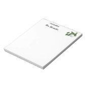 Bloc-note Professeur Du Bureau De Mignonne Aquarelle Botaniq (Tourné)