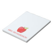 Bloc-note Professeur Mignon Fantaisiste Aquarelle Pomme Pers (Tourné)