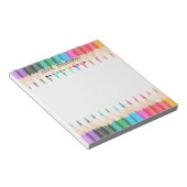 Bloc-note Professeur personnalisé Rainbow Pencil (Incliné)