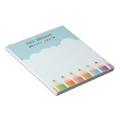 Bloc-note Professeur personnalisé Rainbow Pencil (Incliné)