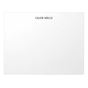 Bloc-note Profession simple blanc attrayant