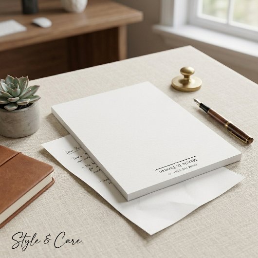 Bloc-note Professionnel De La Part De Propre