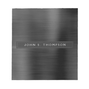 Bloc-note Professionnel Exécutif Noir Entreprise Moderne