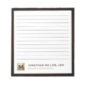 Bloc-note Professionnel Luxe Lined (Devant)