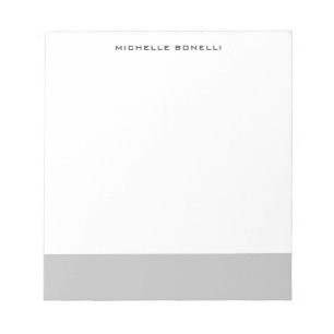 Bloc-note Professionnel minimaliste minimaliste moderne