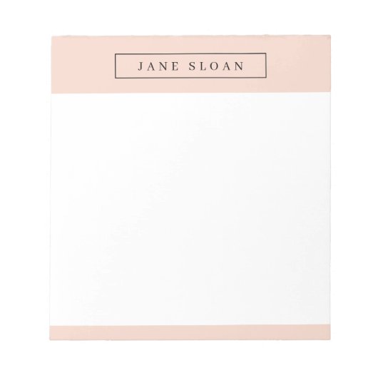 Bloc-note Professionnel moderne (Devant)