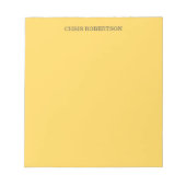 Bloc-note Professionnel Moderne Élégant Simple (Devant)