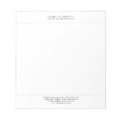 Bloc-note Professionnel Moderne Minimaliste Simple (Devant)