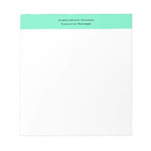 Bloc-note Professionnel Moderne Minimaliste Simple Clair