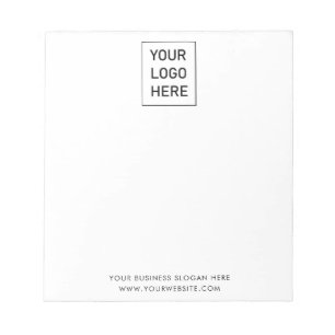 Bloc-note Professionnel Personnalisé Logo Entreprise Blanc