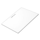 Bloc-note Professionnel simple blanc attrayant (Incliné)