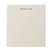 Bloc-note Professionnel Unique Classique Simple (Devant)