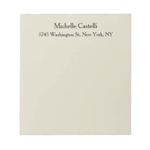 Bloc-note Professionnel Unique Classique Simple