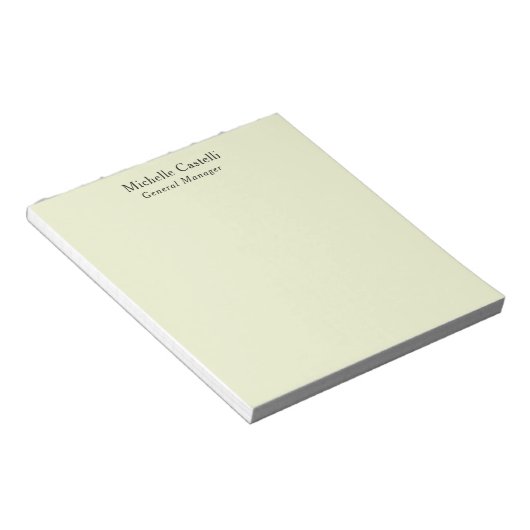 Bloc-note Professionnel Unique Classique Simple (Incliné)