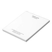 Bloc-note Professionnel Unique Classique Simple (Tourné)