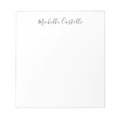 Bloc-note Professionnel Unique Classique Simple Écriture Man (Devant)