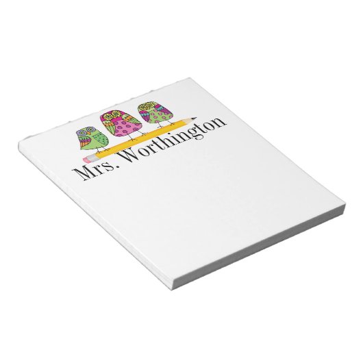 Bloc-note Programme de notes scolaires (Incliné)