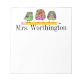 Bloc-note Programme de notes scolaires (Devant)